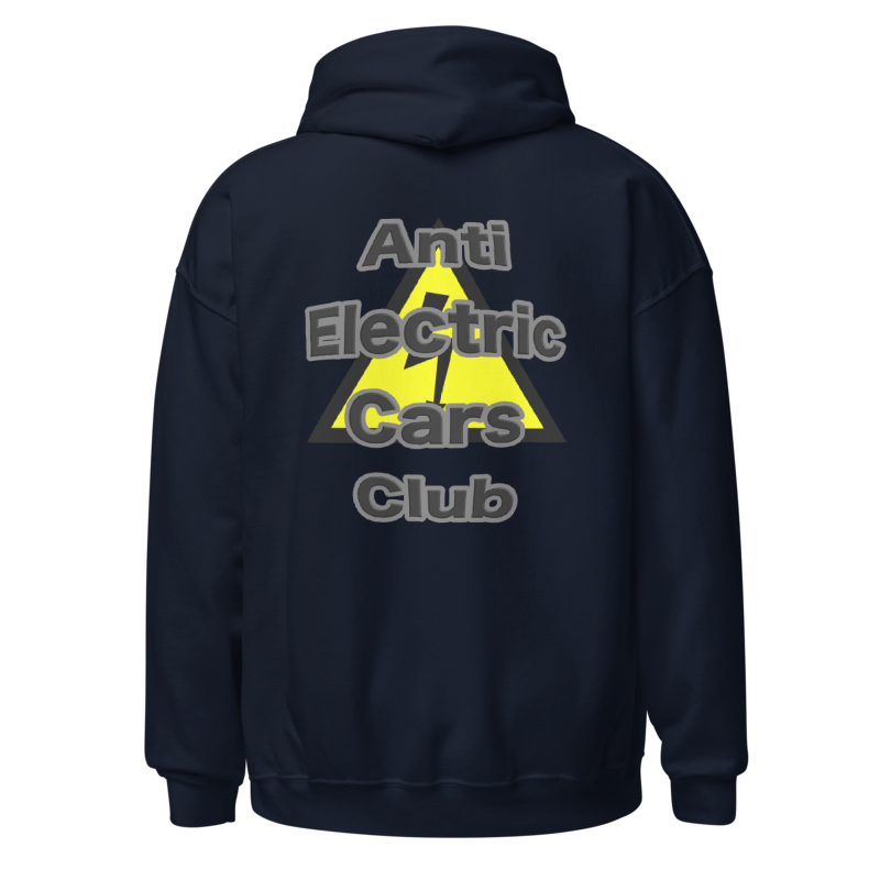 Anti Electric Cars Club Unisex Hoodie