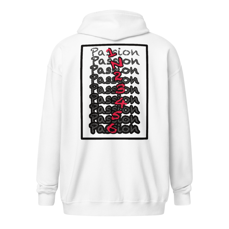 Passion for Motorbikes Zip Unisex Hoodie