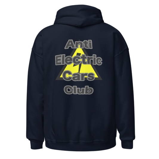 Anti Electric Cars Club Unisex Hoodie
