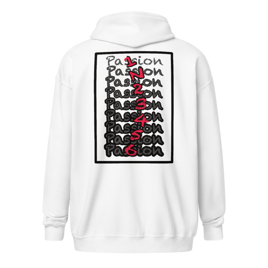 Passion for Motorbikes Zip Unisex Hoodie